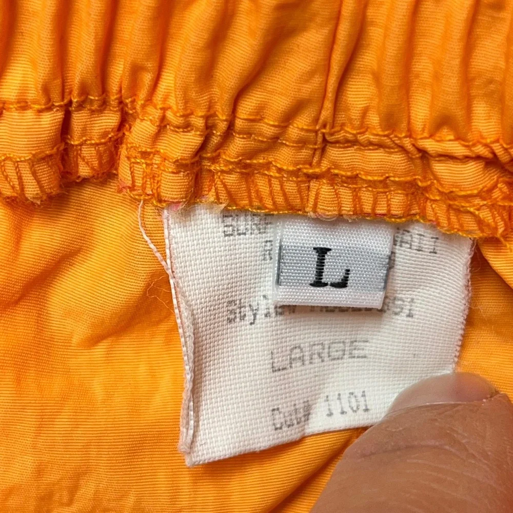 Vintage JAMS Neon Orange Pink Boxer Shorts 80s‎ 90s Surf Beach Festival Mens L